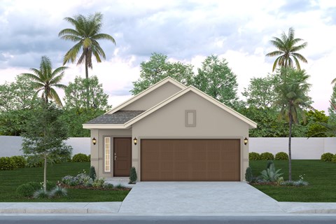 Floor plan for 2 beds, 2 baths, 960 sqft